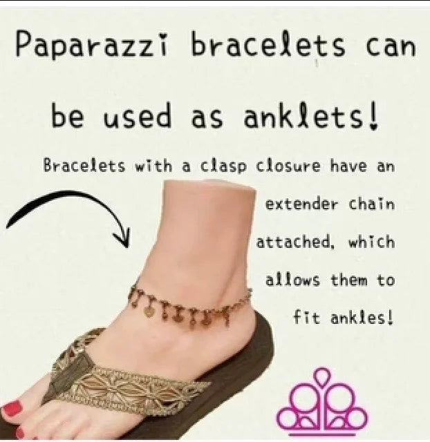 Paparazzi Bracelets Can Be Used as Anklets