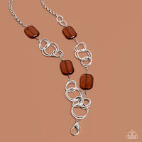 Thumbnail for Stained Glass Glamour - Brown Lanyard