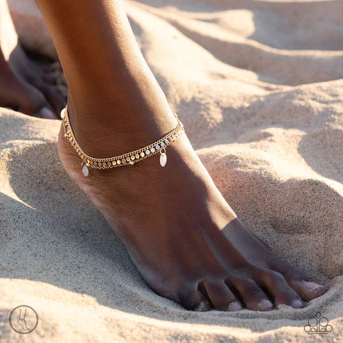 Surf City - Gold Anklet