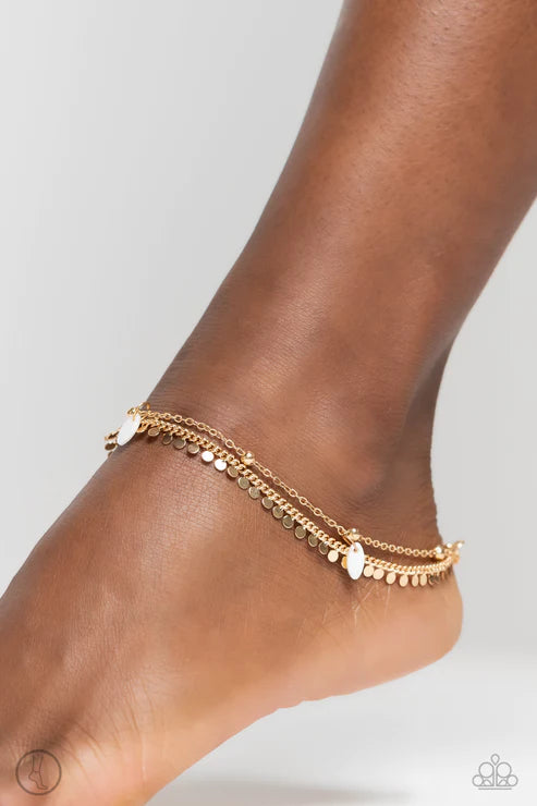 Surf City - Gold Anklet