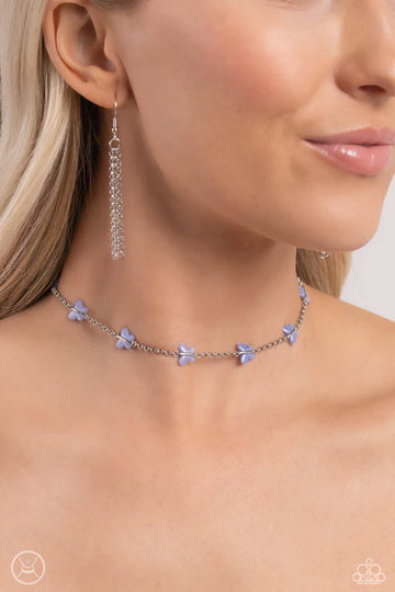 Paparazzi Accessories: Mini MVP - Blue Choker Necklace