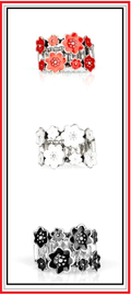Floral Crowns - Select Box Trio (Red/White/Black)