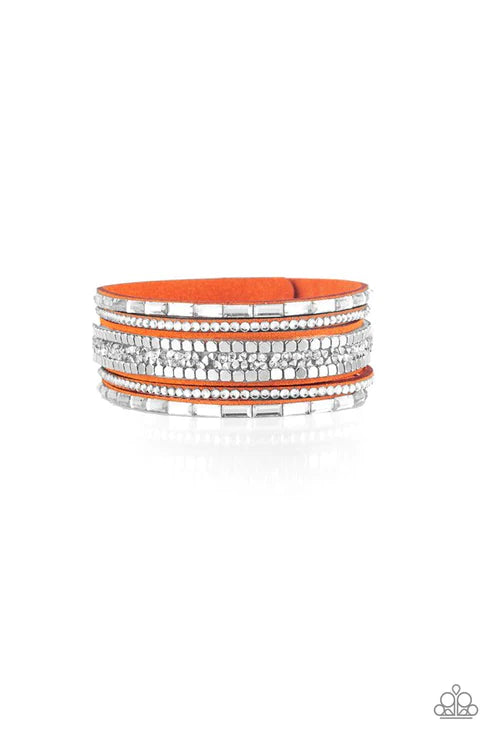 Rebel in Rhinestone - Orange
