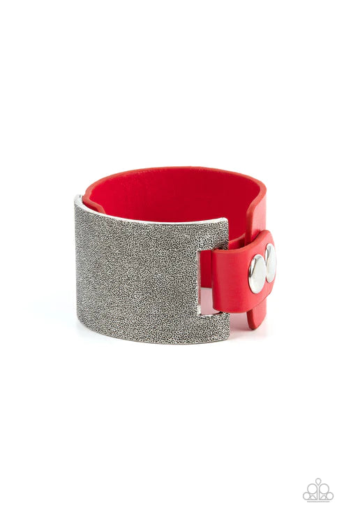 Studded Synchromism - Red