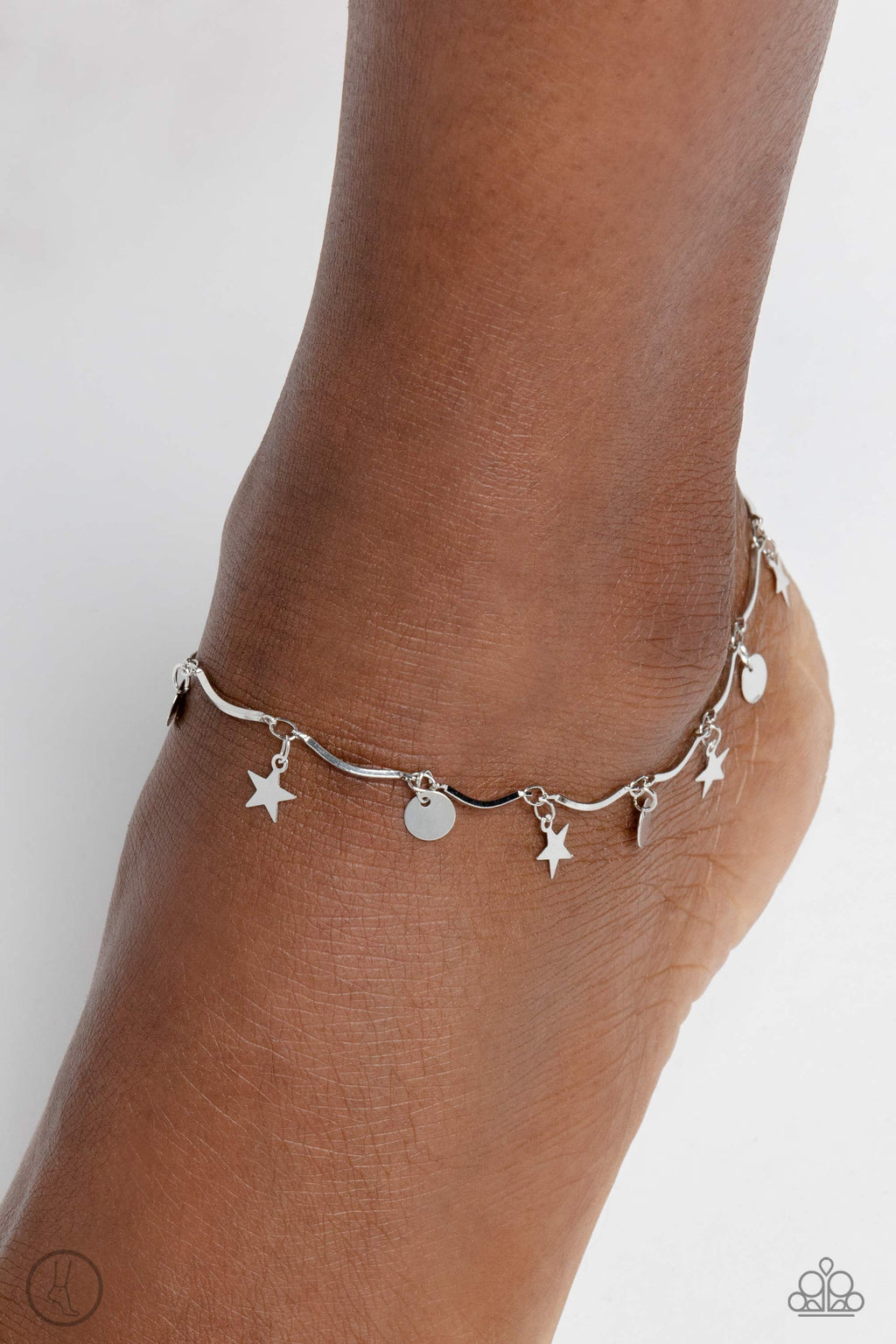 BEACH You To It - Silver Anklet