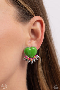 Thumbnail for Spring Story - Green Clip-On Earring